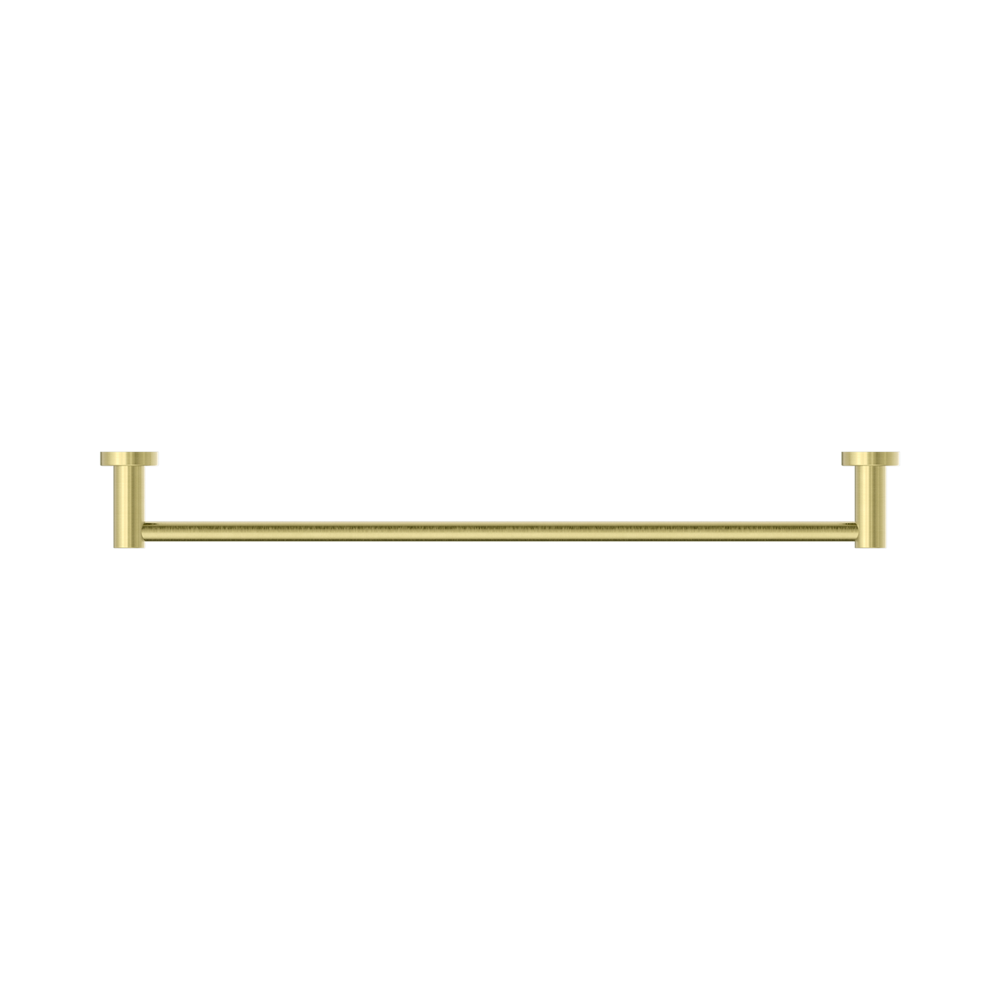 Mecca Single Towel Rail 600mm Brushed Gold