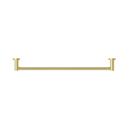 Mecca Single Towel Rail 600mm Brushed Gold