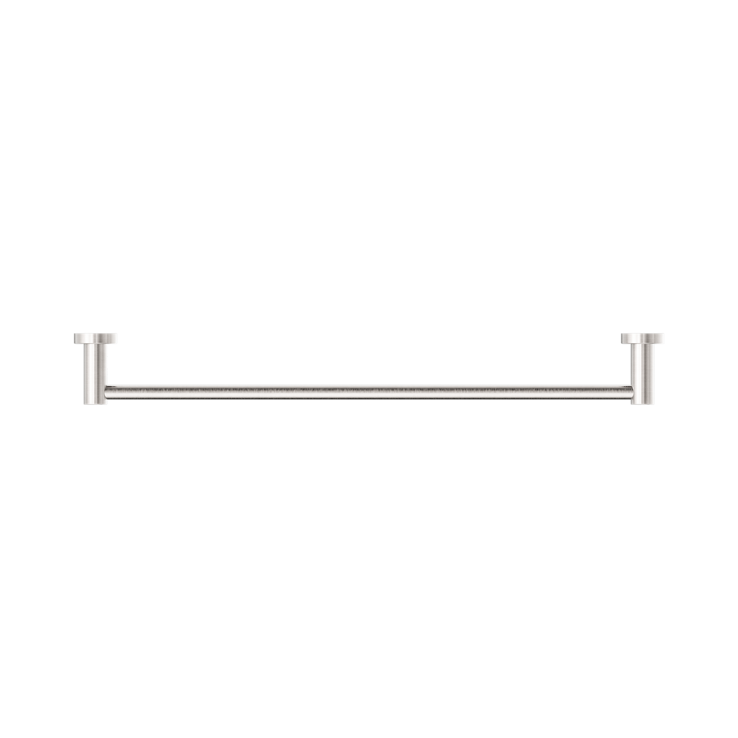 Mecca Single Towel Rail 600mm Brushed Nickel