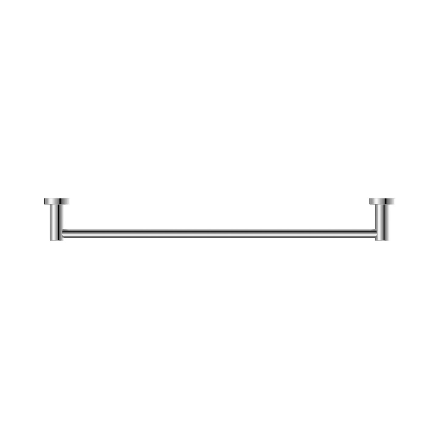 Mecca Single Towel Rail 600mm Chrome