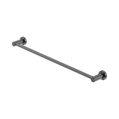 Mecca Single Towel Rail 600mm Gun Metal