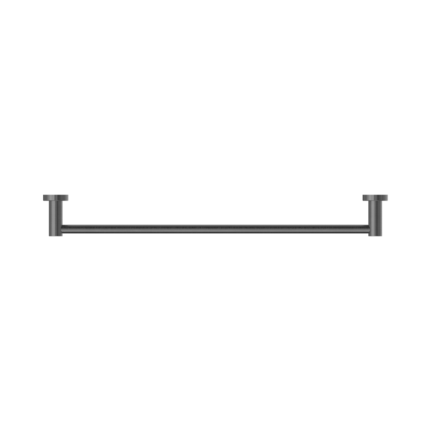 Mecca Single Towel Rail 600mm Gun Metal