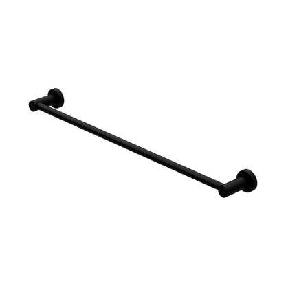 Mecca Single Towel Rail 600mm Matte Black