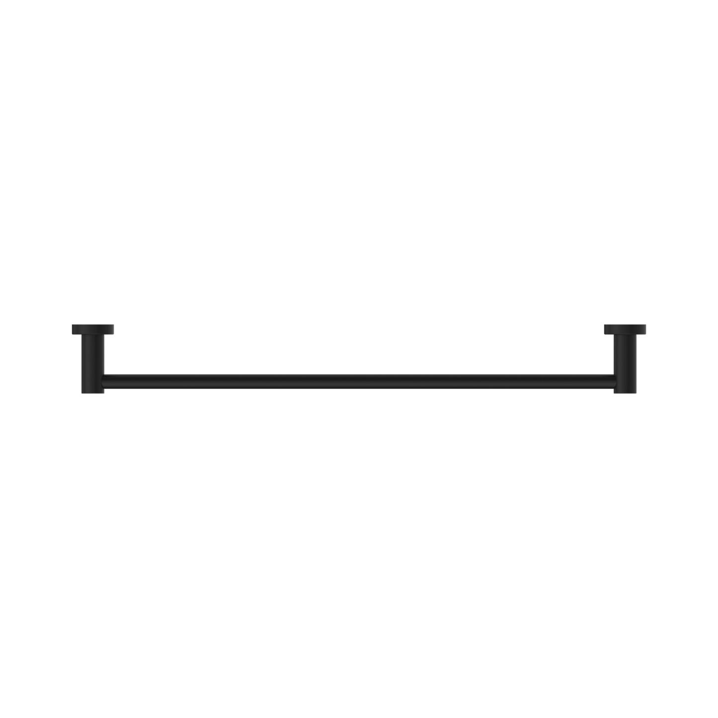 Mecca Single Towel Rail 600mm Matte Black