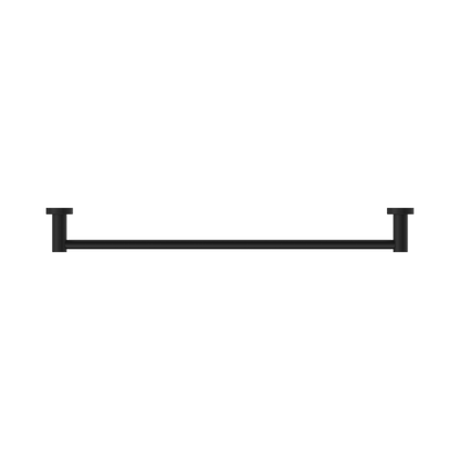 Mecca Single Towel Rail 600mm Matte Black