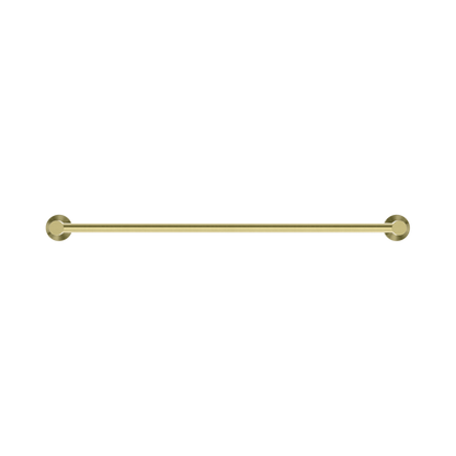 Mecca Double Towel Rail 600mm Brushed Gold