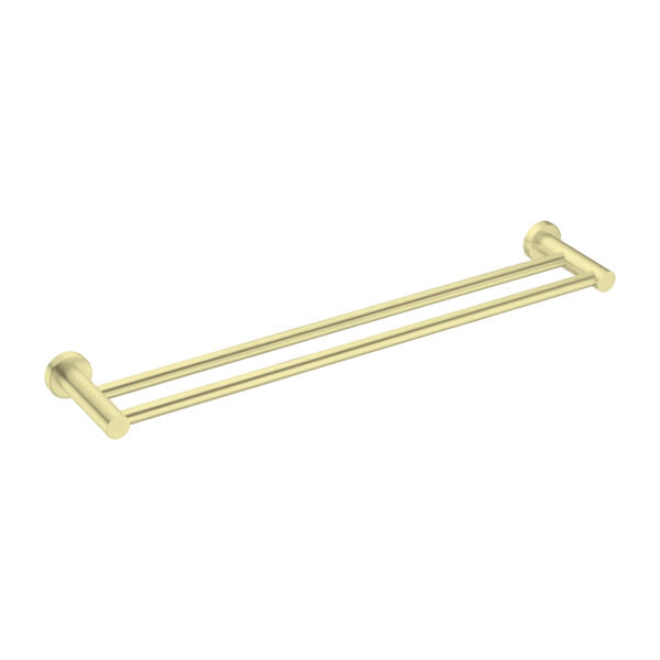 Nero Mecca Double Towel Rail 600mm Brushed  / NR1924dBG