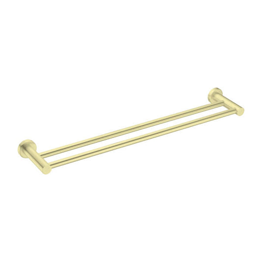 Nero Mecca Double Towel Rail 600mm Brushed  / NR1924dBG