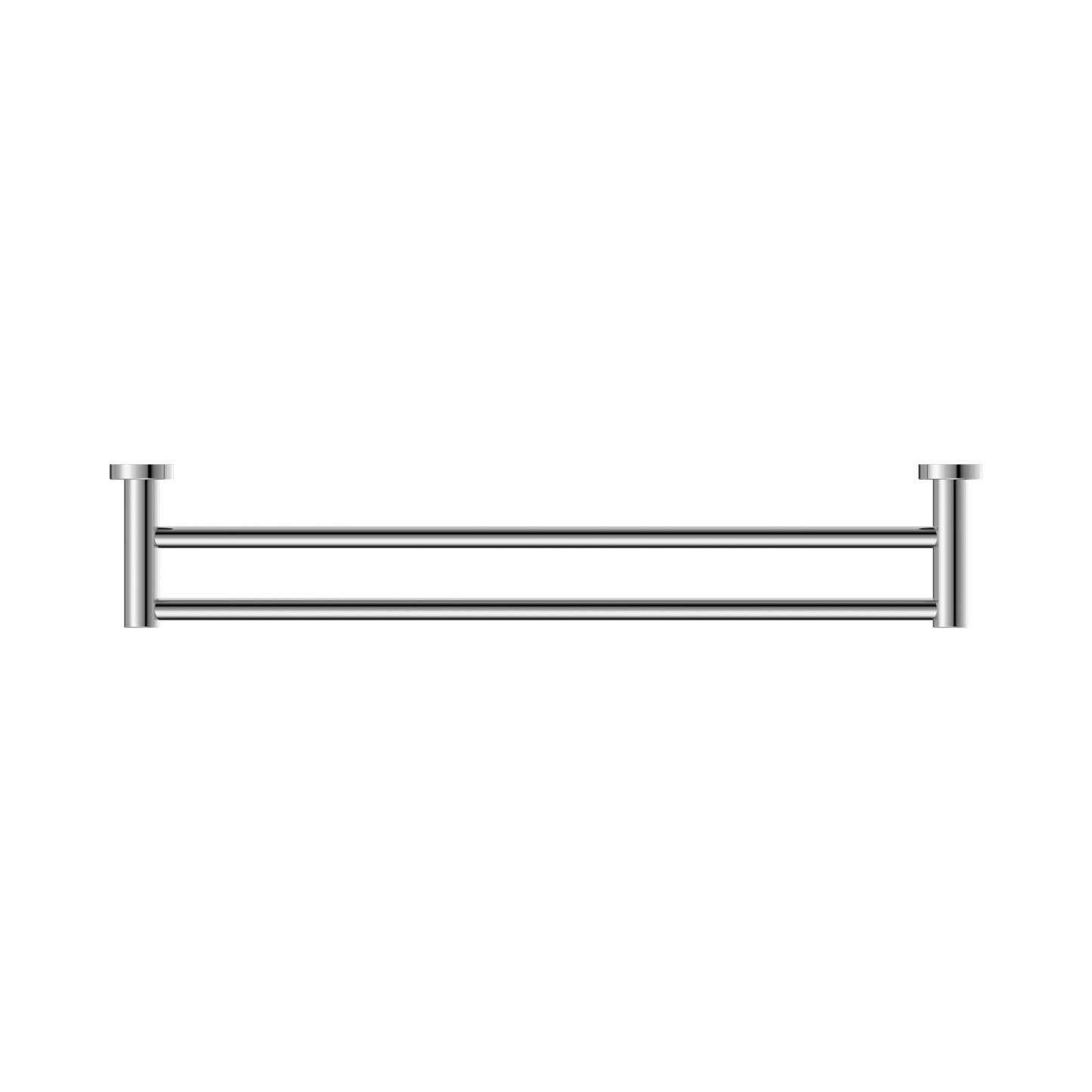 Mecca Double Towel Rail 600mm Chrome