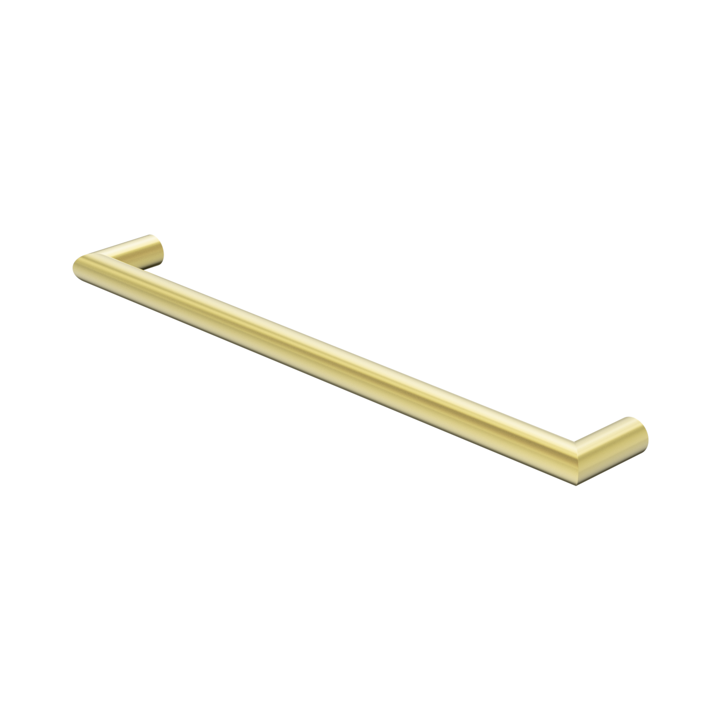 Mecca 240V Single Heated Towel Rail Brushed Gold