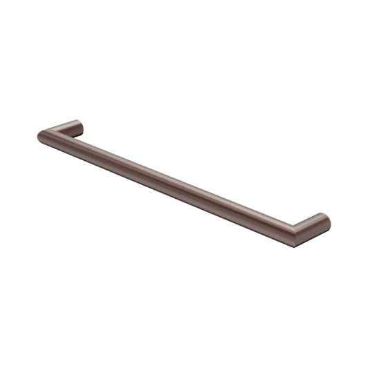 Mecca 240V Single Heated Towel Rail Brushed Bronze