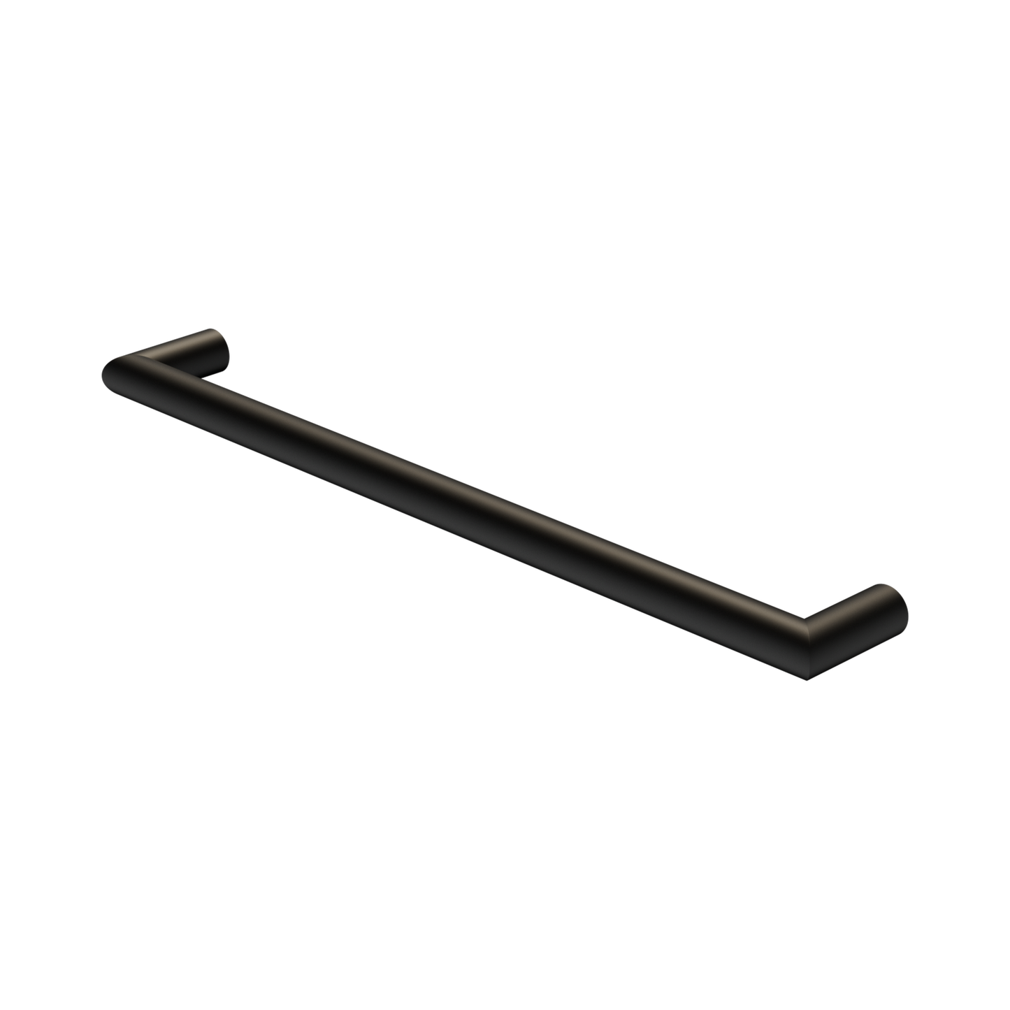 Mecca 240V Single Heated Towel Rail Matte Black