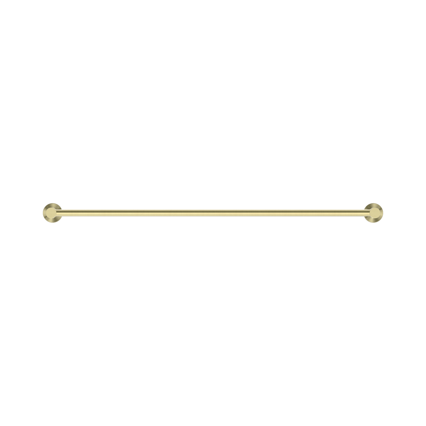 Mecca Single Towel Rail 800mm Brushed Gold