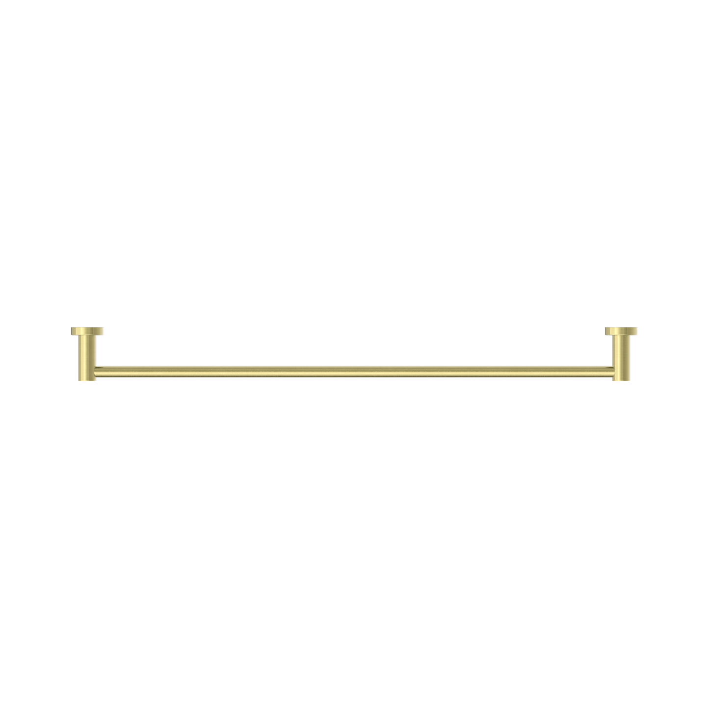 Mecca Single Towel Rail 800mm Brushed Gold
