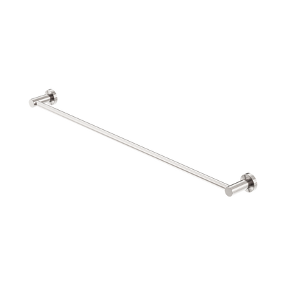 Mecca Single Towel Rail 800mm Brushed Nickel