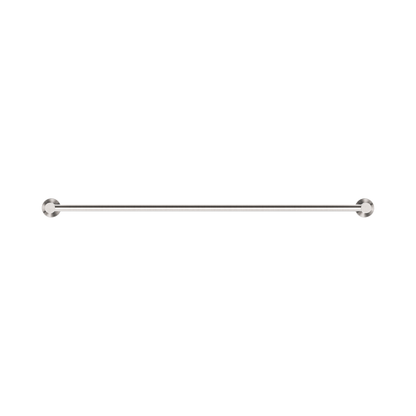 Mecca Single Towel Rail 800mm Brushed Nickel