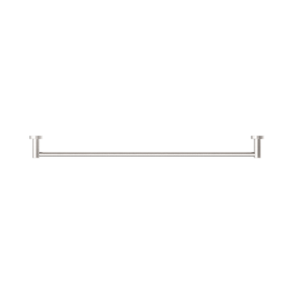 Mecca Single Towel Rail 800mm Brushed Nickel