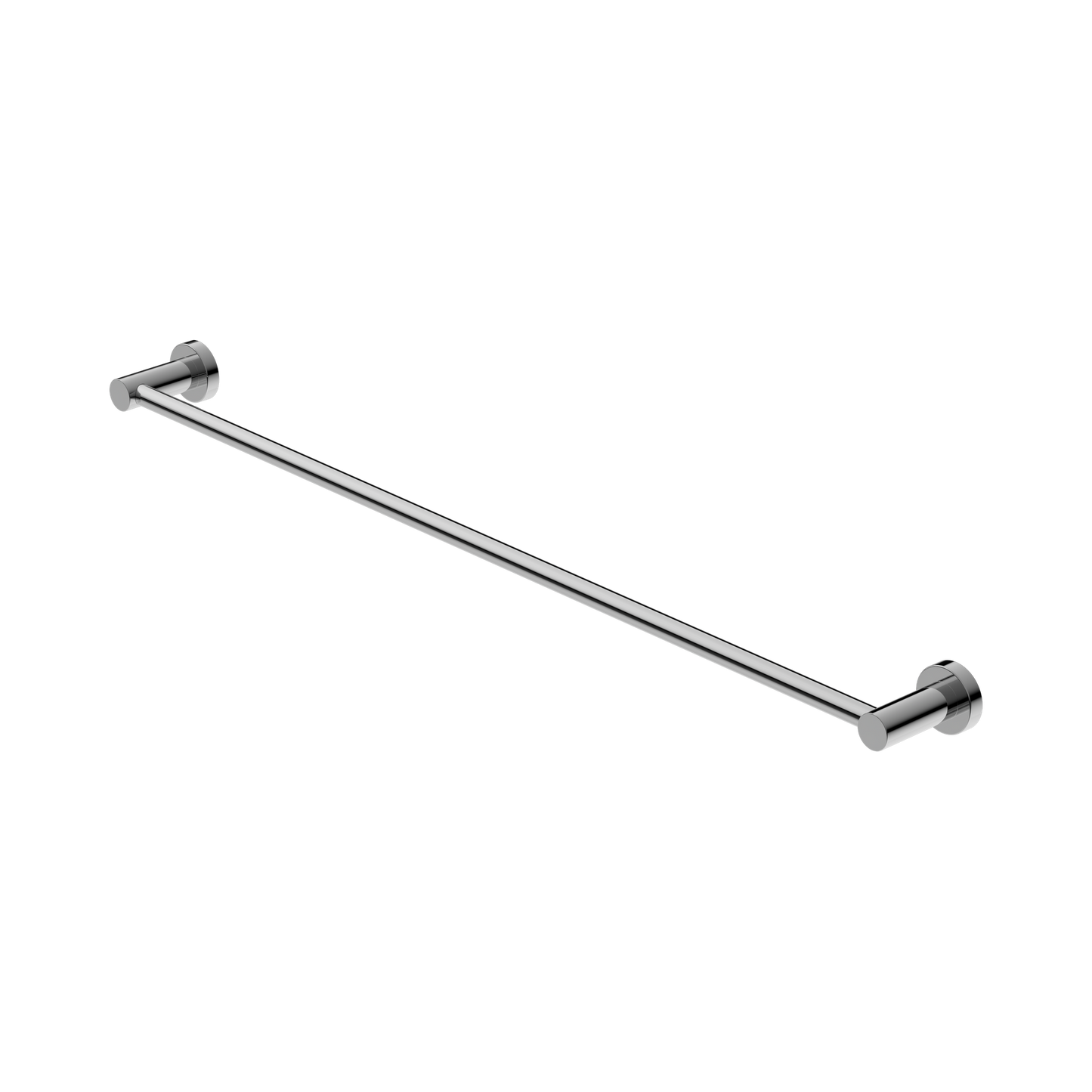 Mecca Single Towel Rail 800mm Chrome