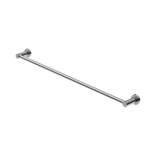 Mecca Single Towel Rail 800mm Chrome