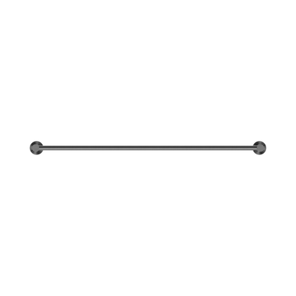 Mecca Single Towel Rail 800mm Gun Metal