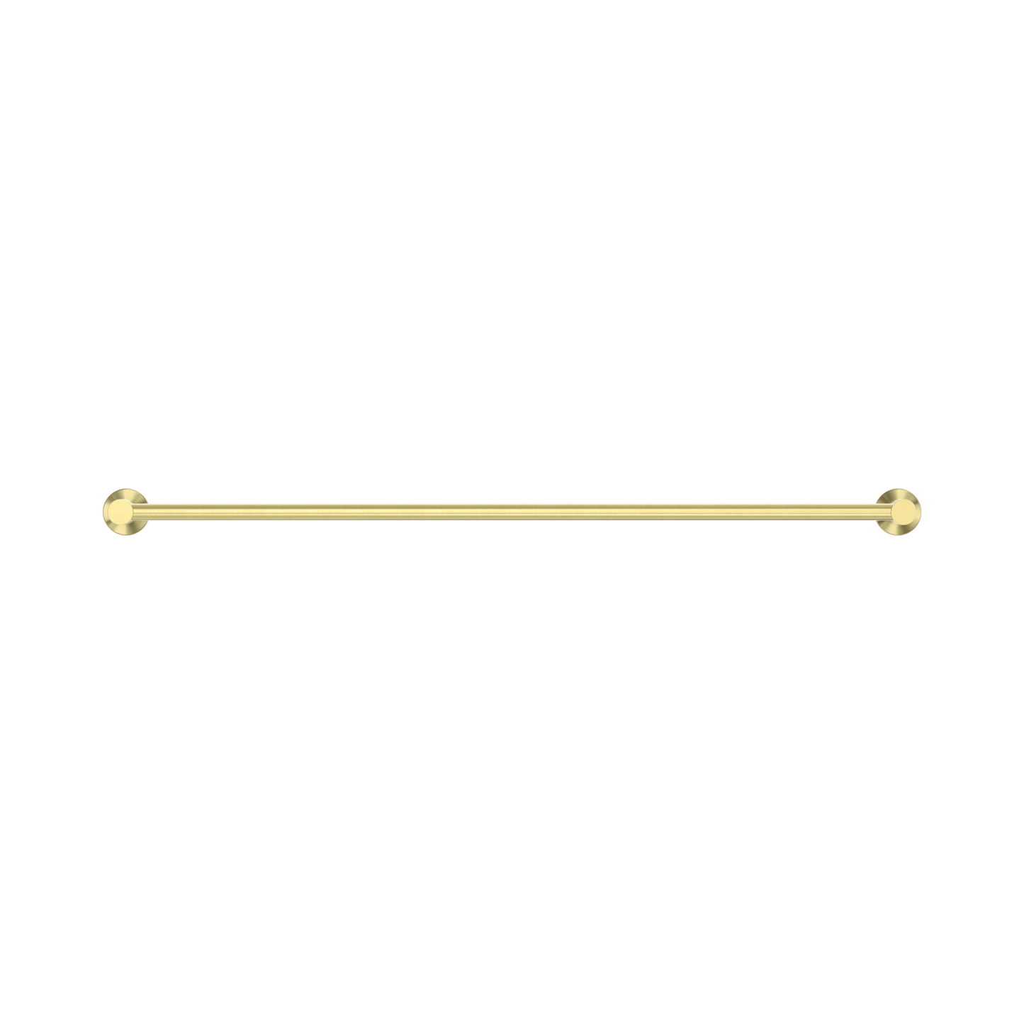 Mecca Double Towel Rail 800mm Brushed Gold
