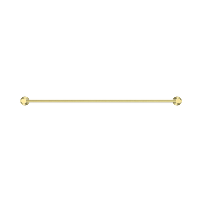 Mecca Double Towel Rail 800mm Brushed Gold