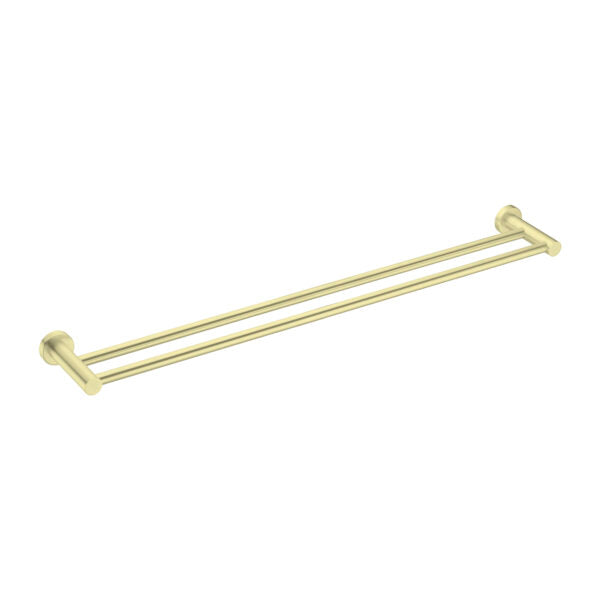 Nero Mecca Double Towel Rail 800mm Brushed  / NR1930dBG
