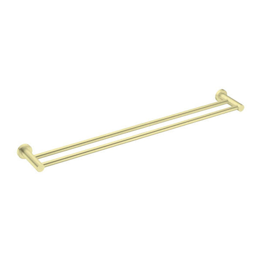 Nero Mecca Double Towel Rail 800mm Brushed  / NR1930dBG