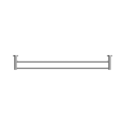 Mecca Double Towel Rail 800mm Chrome