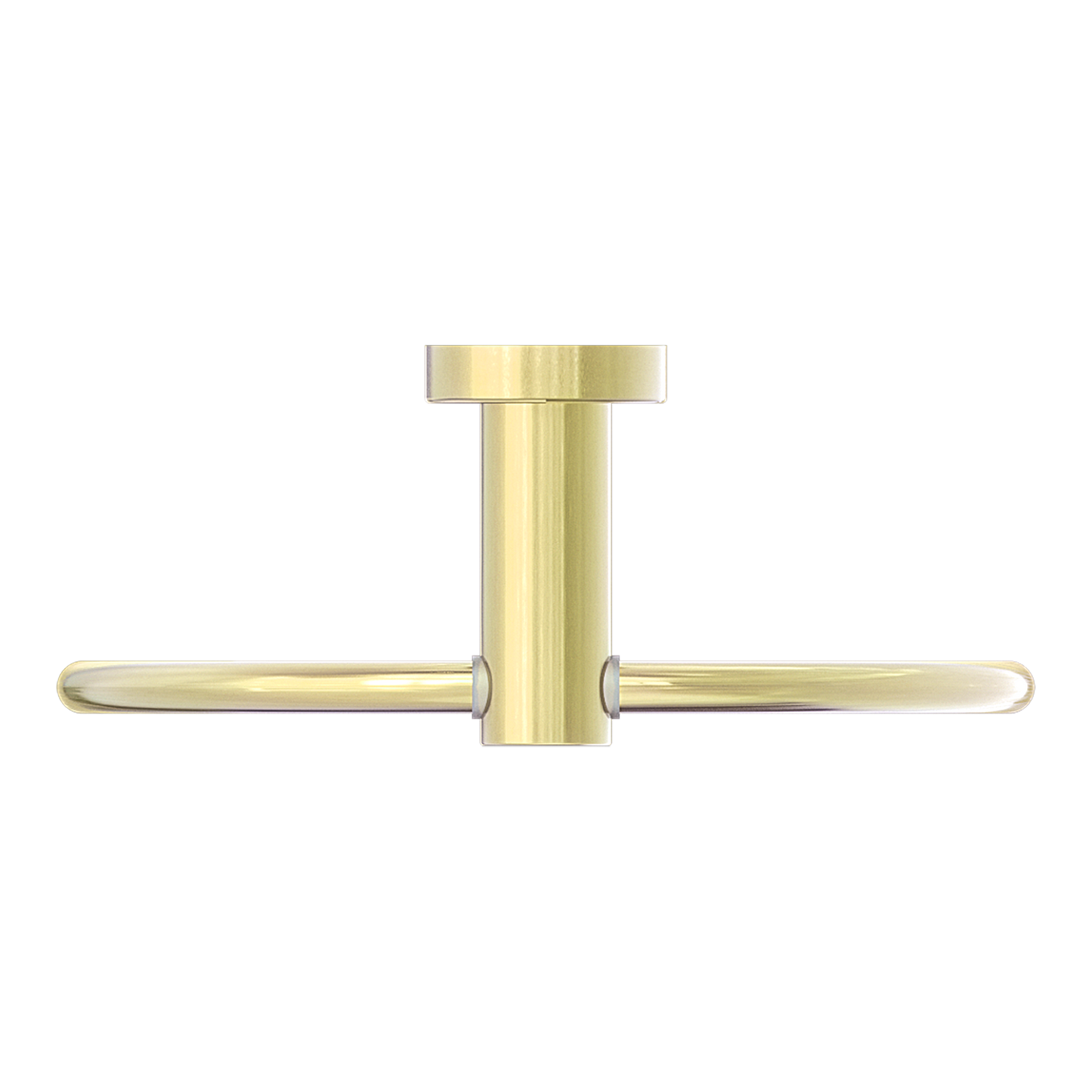 Mecca Hand Towel Ring Brushed Gold