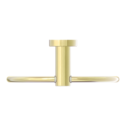 Mecca Hand Towel Ring Brushed Gold