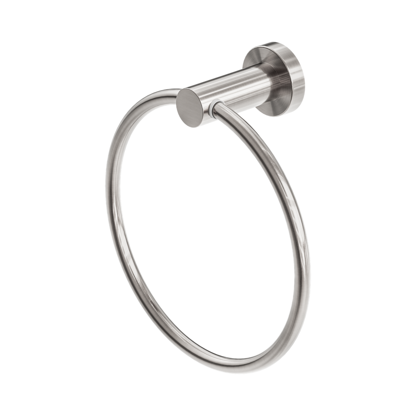 Mecca Hand Towel Ring Brushed Nickel