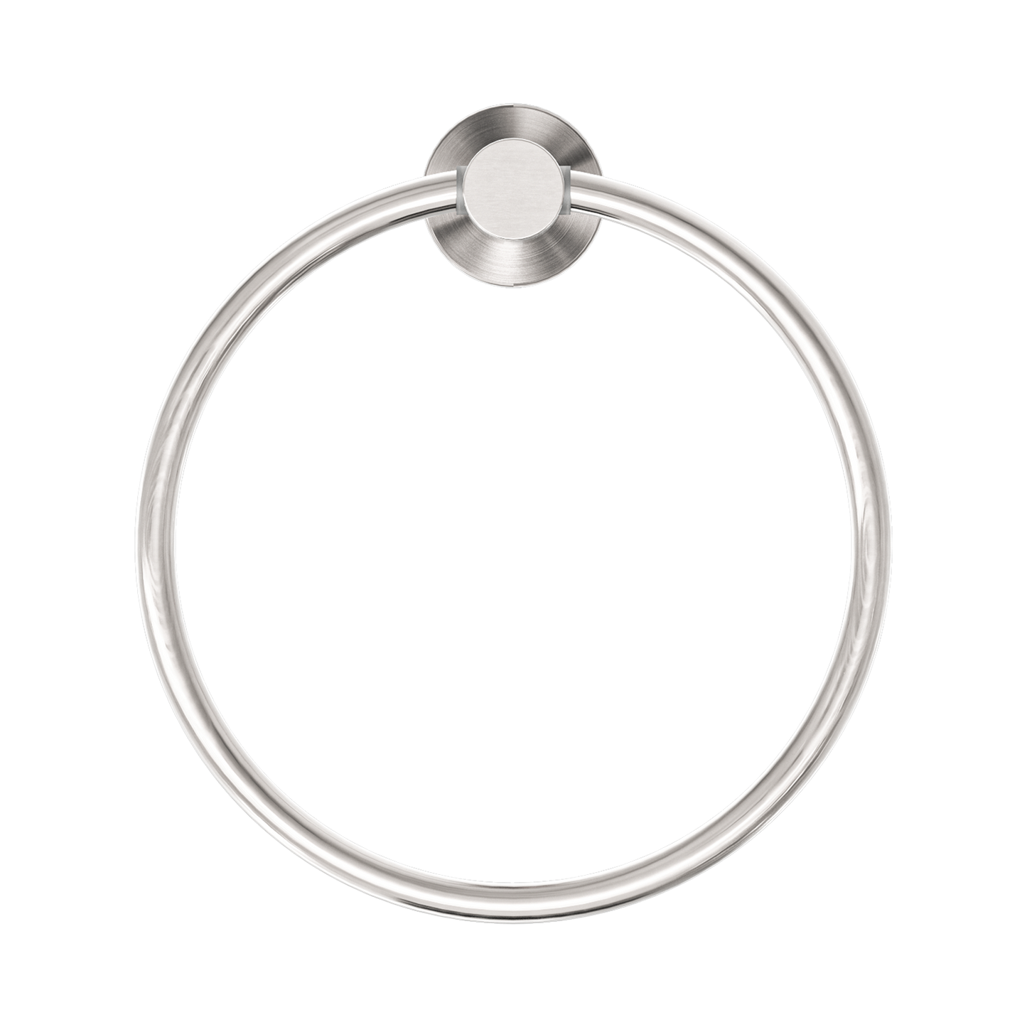 Mecca Hand Towel Ring Brushed Nickel
