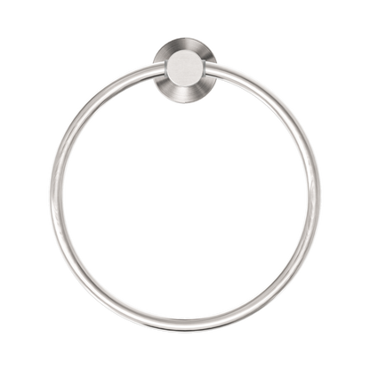 Mecca Hand Towel Ring Brushed Nickel