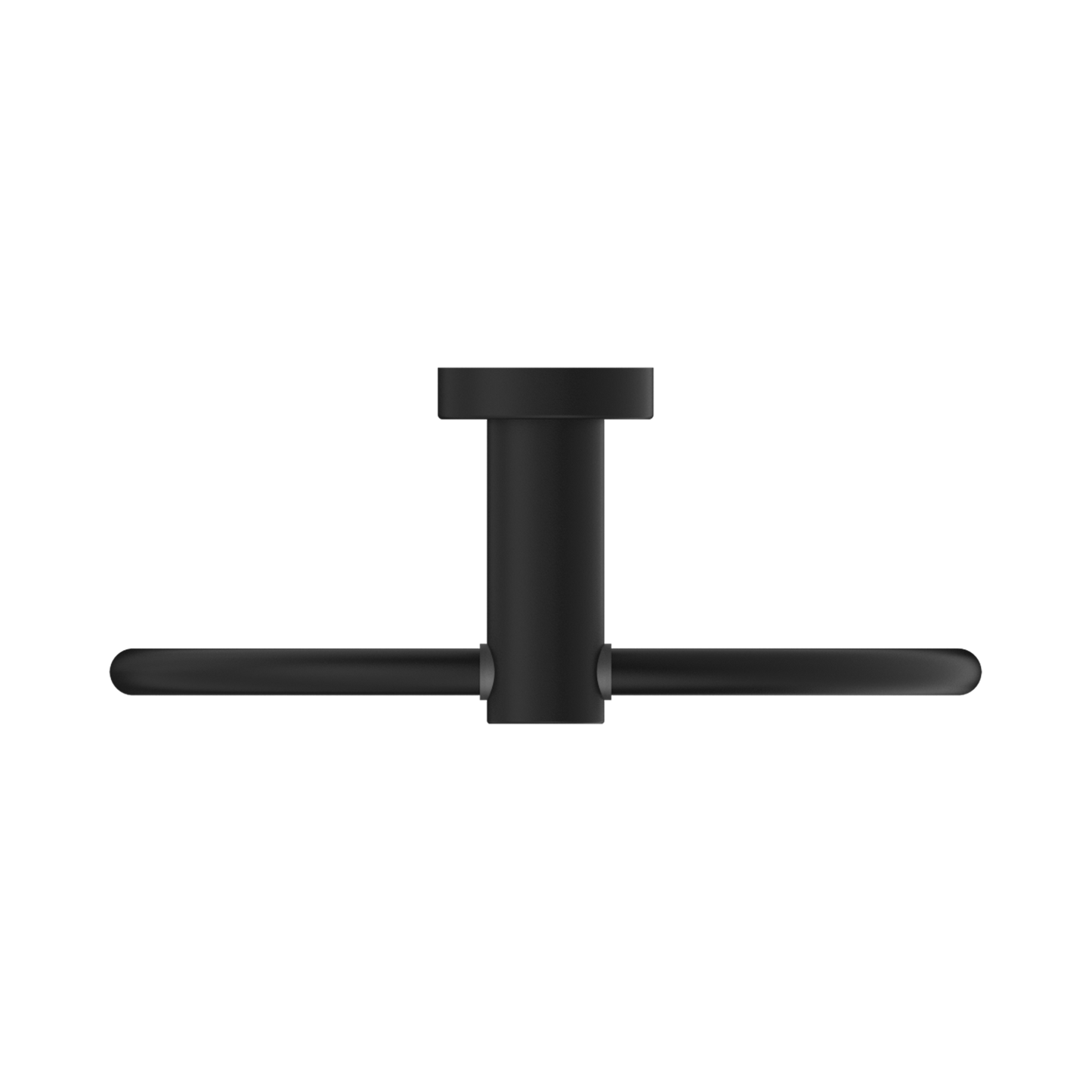 Mecca Hand Towel Ring Matte Black