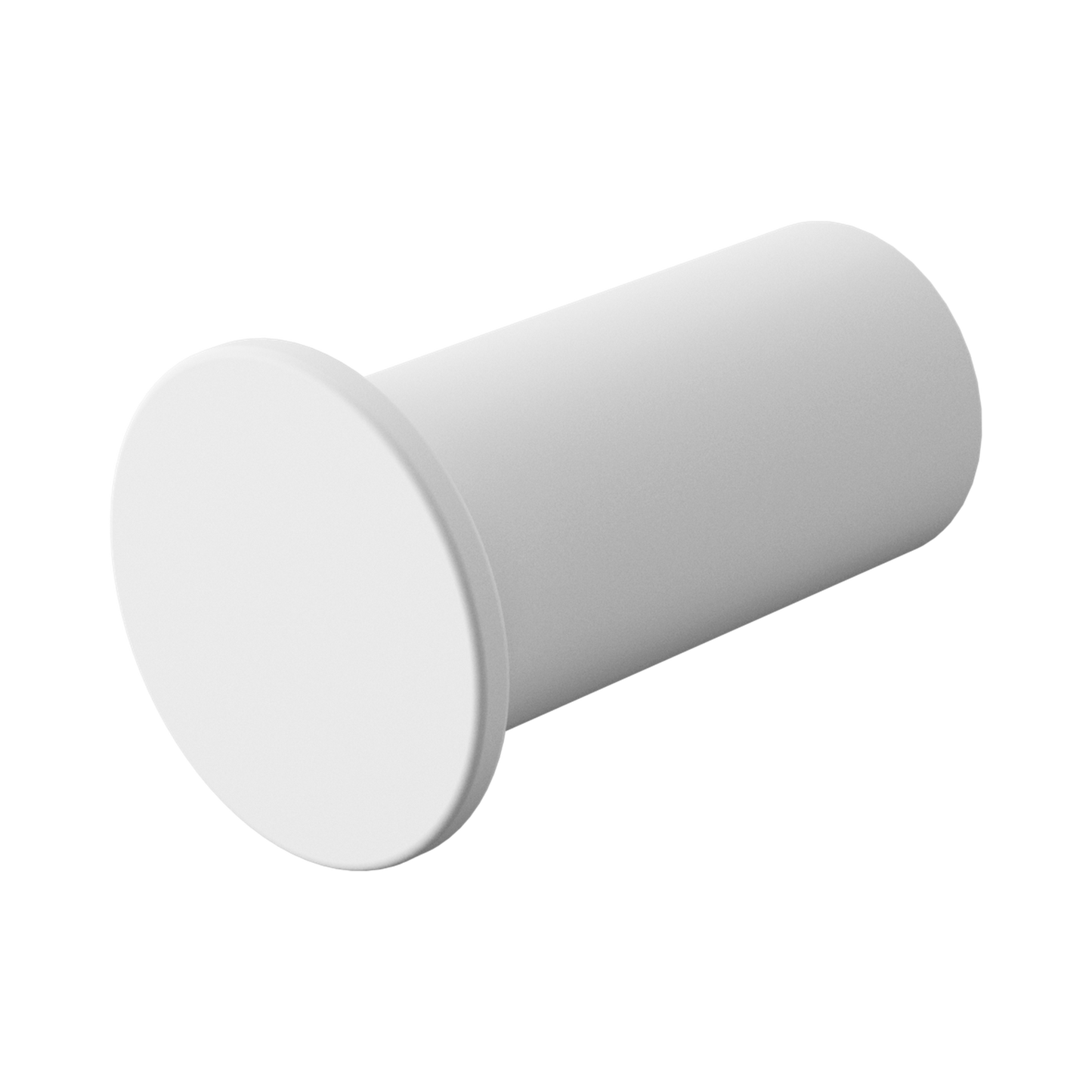 Mecca Robe Hook Slim Matte White