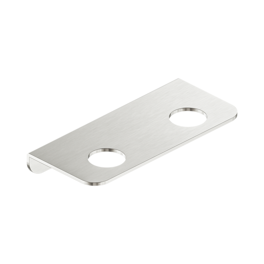 Mecca Double Soap Bottle Holder Brushed Nickel