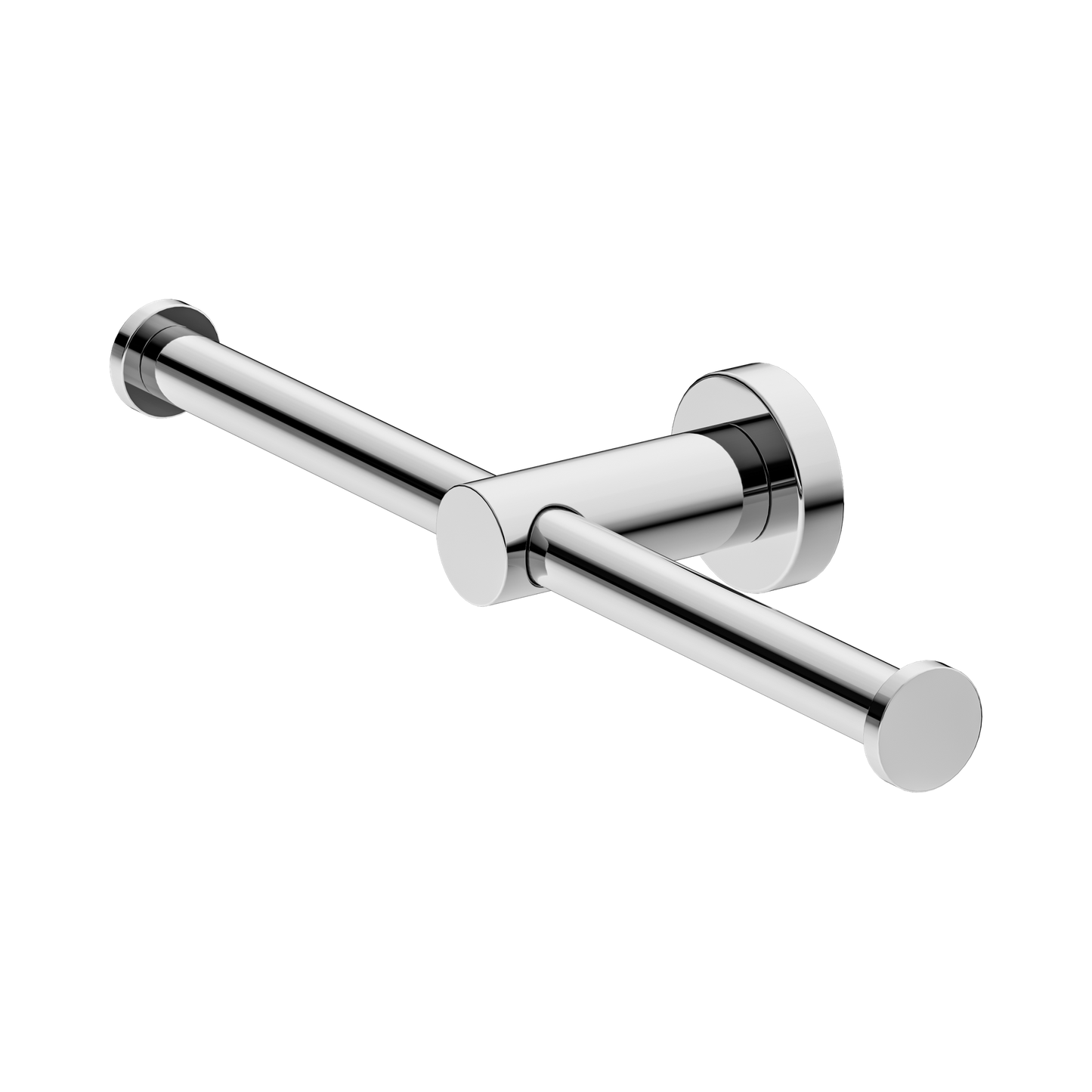 Mecca Double Toilet Roll Holder Chrome