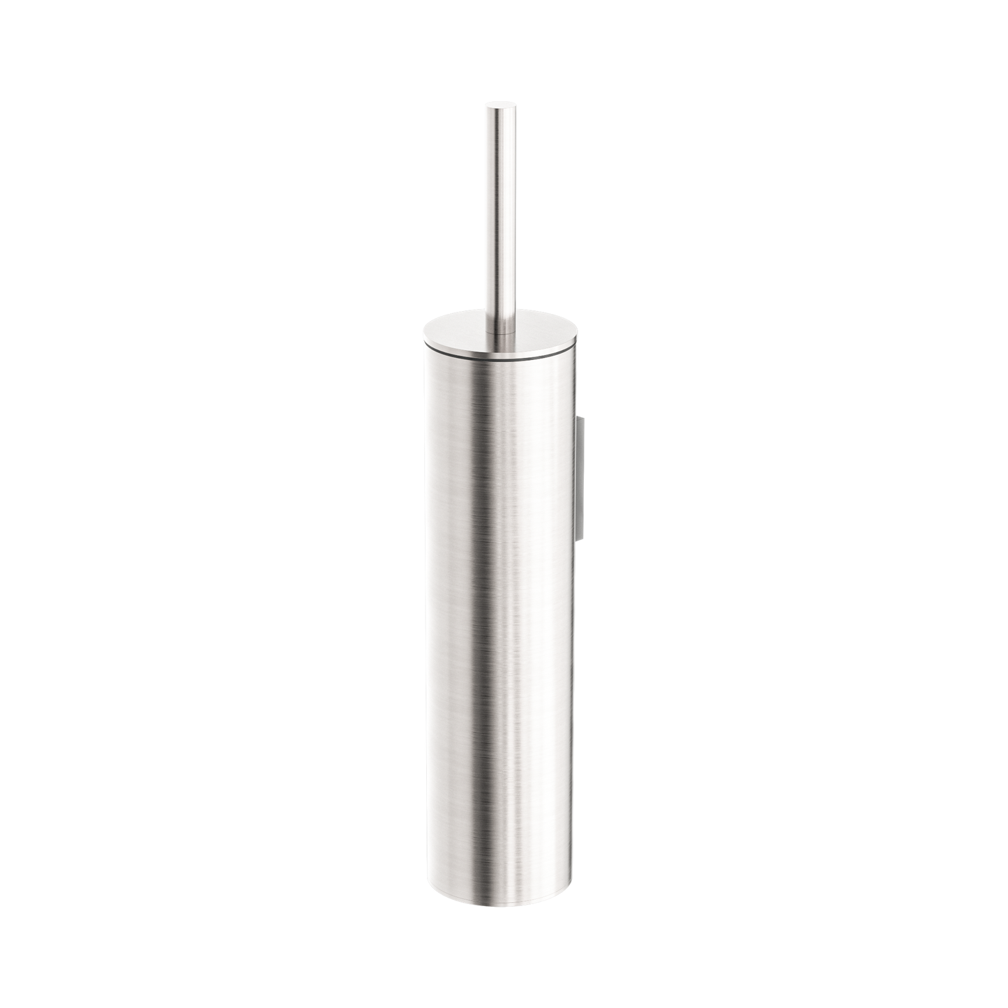 Mecca Toilet Brush Holder Brushed Nickel
