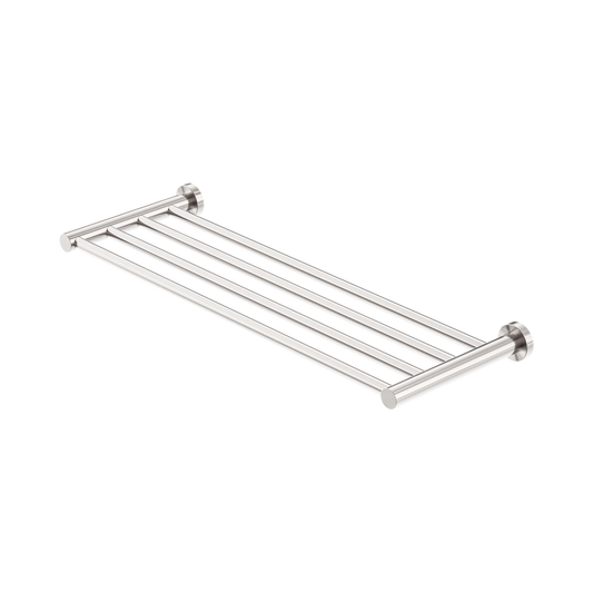 Mecca Towel Rack Brushed Nickel