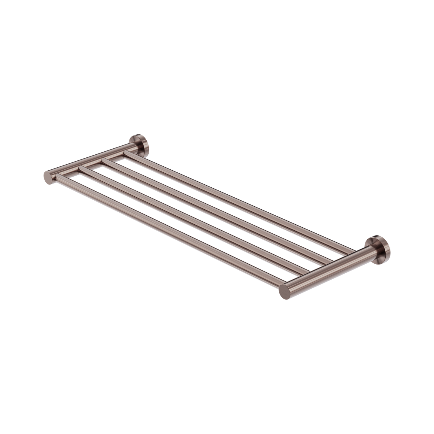 Mecca Towel Rack Brushed Bronze