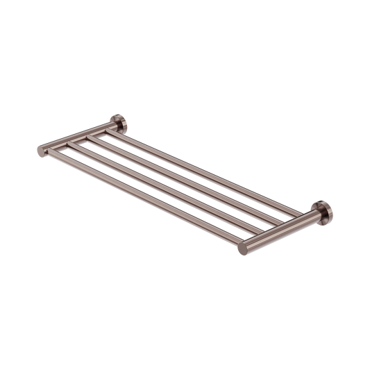 Mecca Towel Rack Brushed Bronze
