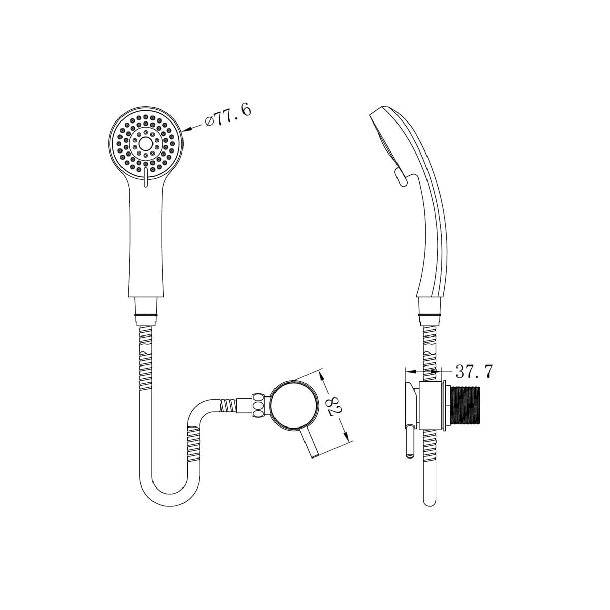 Caravan External Shower