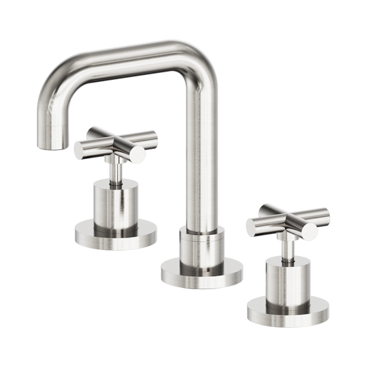 X Plus Basin Set Brushed Nickel