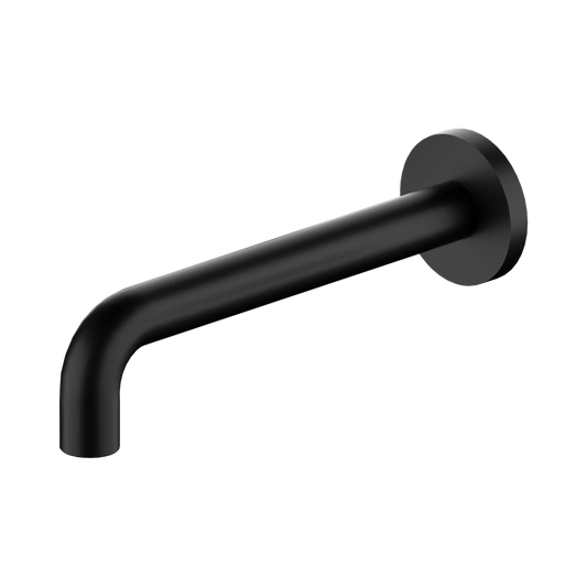 X Plus Wall Basin Set Spout Only 215mm Matte Black