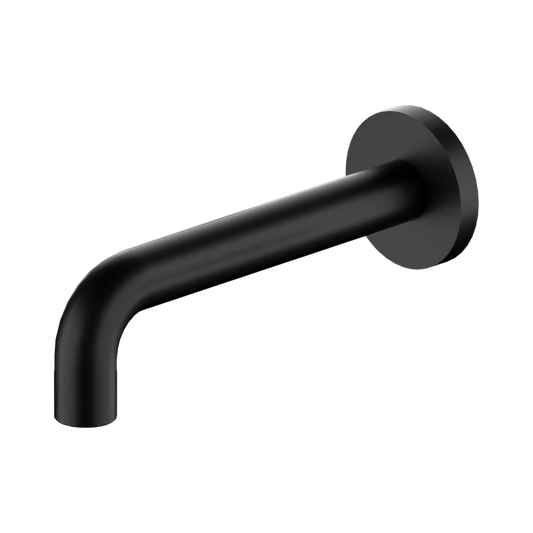 X Plus Wall Basin Set Spout Only 180mm Matte Black