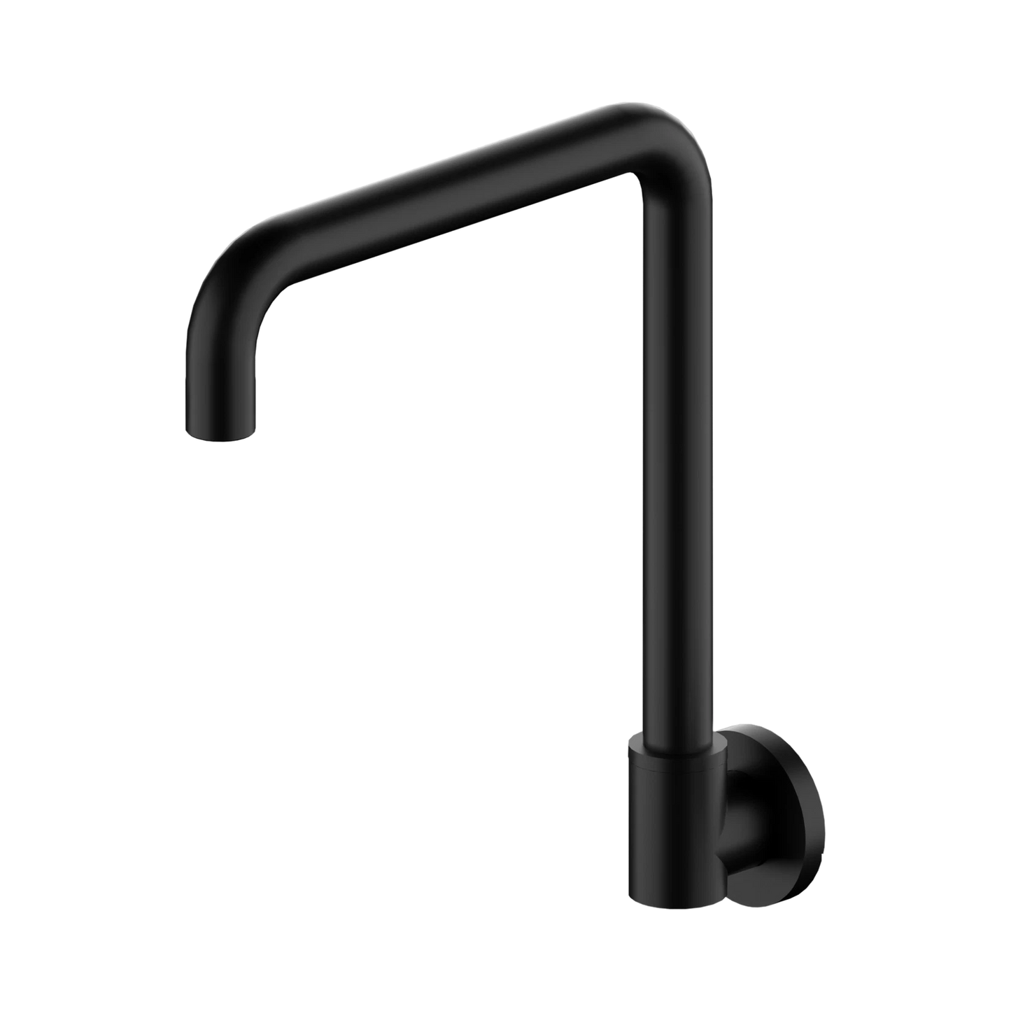 X Plus Wall Mounted Swivel Spout Only Matte Black