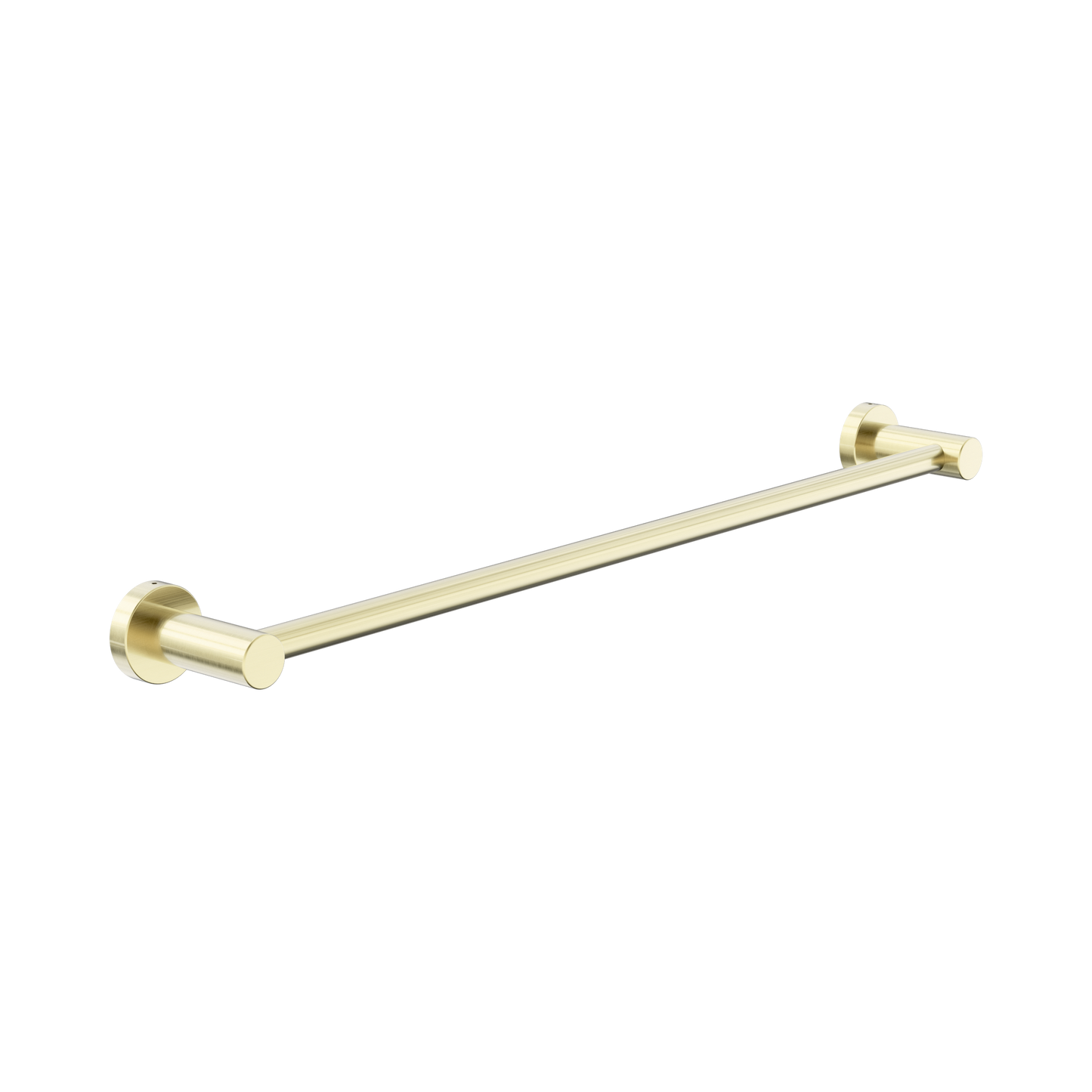 Dolce II Single Towel Rail 600mm Brushed Gold
