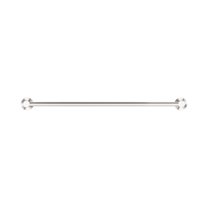 Classic Single Towel Rail 600mm Brushed Nickel