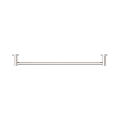 Classic Single Towel Rail 600mm Brushed Nickel
